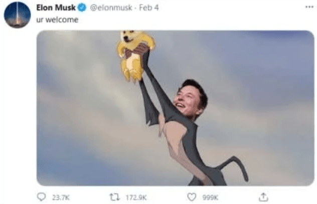 狗狗币短线快速拉升<strong></p>
<p>狗狗币行情</strong>！马斯克“初心不改”：会继续支持狗狗币