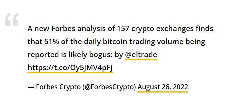 福布斯爆出猛料<strong></p>
<p>比特币交易网站</strong>！超过一半比特币交易量涉嫌“造假”？市场落入实体控制之下！
