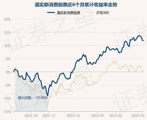 3月8日基金净值:嘉实新消费股票最新净值2.366
