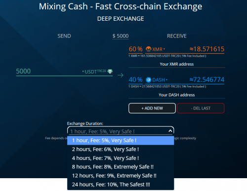 深度混币器Mixing Cash：虚拟币兑换交易避免匹配溯源追踪的新方式