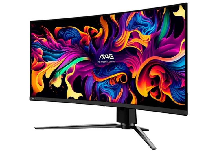 微星发布 MAG 341CQPDE 超宽曲面“带鱼屏”、QD-OLED 面板、175Hz高刷