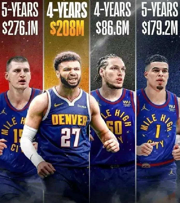 5年4亿大合同?掘金最快速度签约<strong></p>
<p>5亿虚拟币</strong>!这可是当代NBA第一超巨