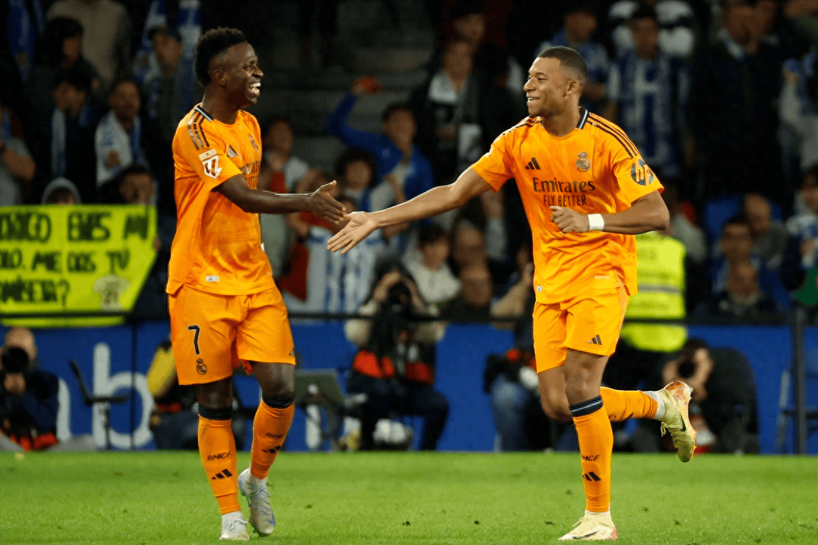 四大1.8亿欧球星 哈兰德5场9球遥遥领先 皇马三星靠点球撑场面