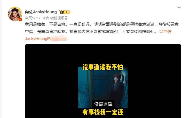 向佐再发文回应扇巴掌事件:<strong></p>
<p>虚拟币GA</strong>我只是抽象不是白痴