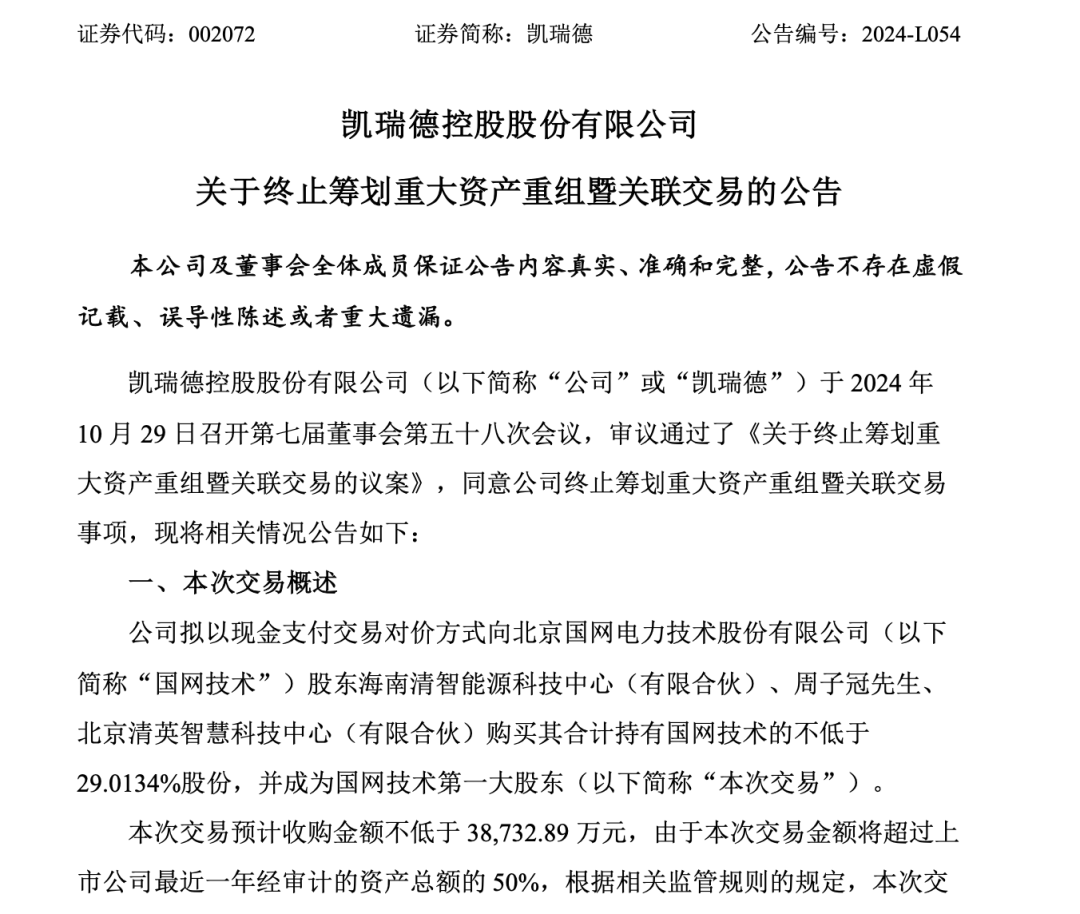 上万股民懵了<strong></p>
<p>哥伦虚拟币</strong>！股价一字跌停！这家公司突发公告：重大资产重组终止！“至少一个月不再筹划”