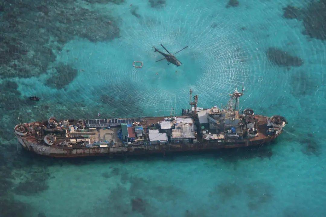 仁爱礁的破船出现大片太阳能发电板<strong></p>
<p>虚拟ai币</strong>,不要指望它能短期解体了