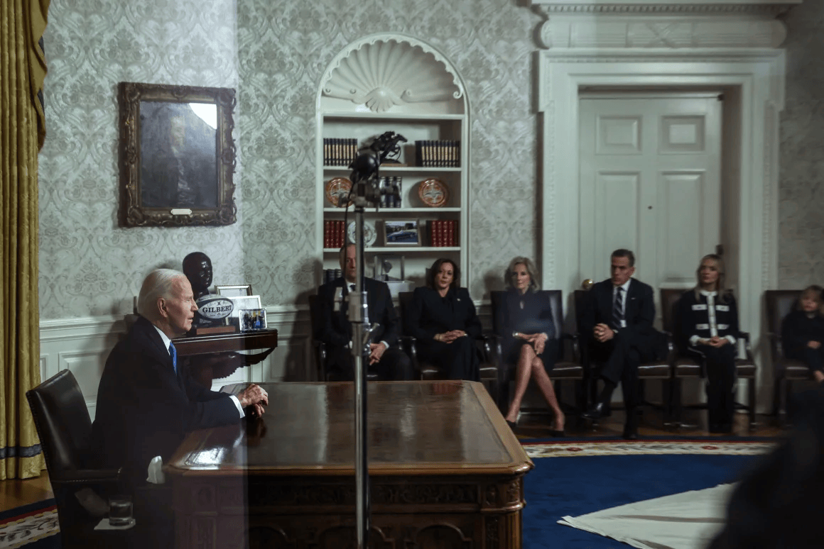 拜登发表告别演讲：美国正在形成“寡头政治”