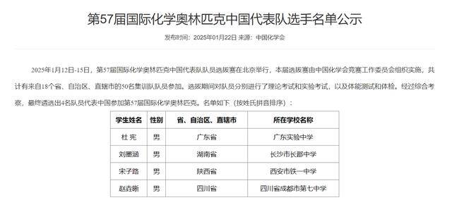 四川唯一<strong></p>
<p>虚拟币店</strong>!成都七中学子入选国际化学奥林匹克国家队