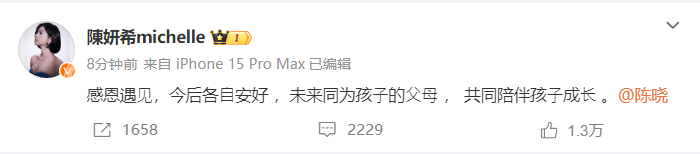 陈晓陈妍希官宣离婚:感恩遇见<strong></p>
<p>金元虚拟币</strong>,今后各自安好