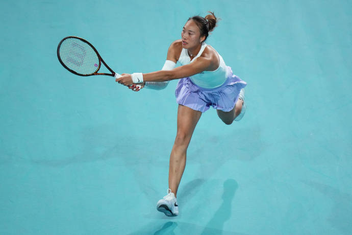 三连胜<strong></p>
<p>虚拟币配权</strong>!郑钦文2比0战胜对手 晋级八强