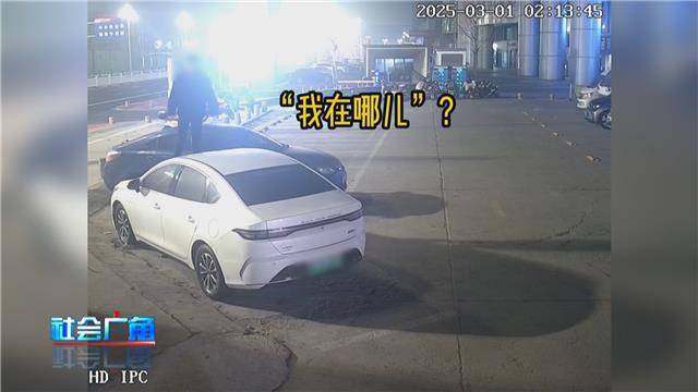烟台一男子酒后车顶“蹦迪“被行拘