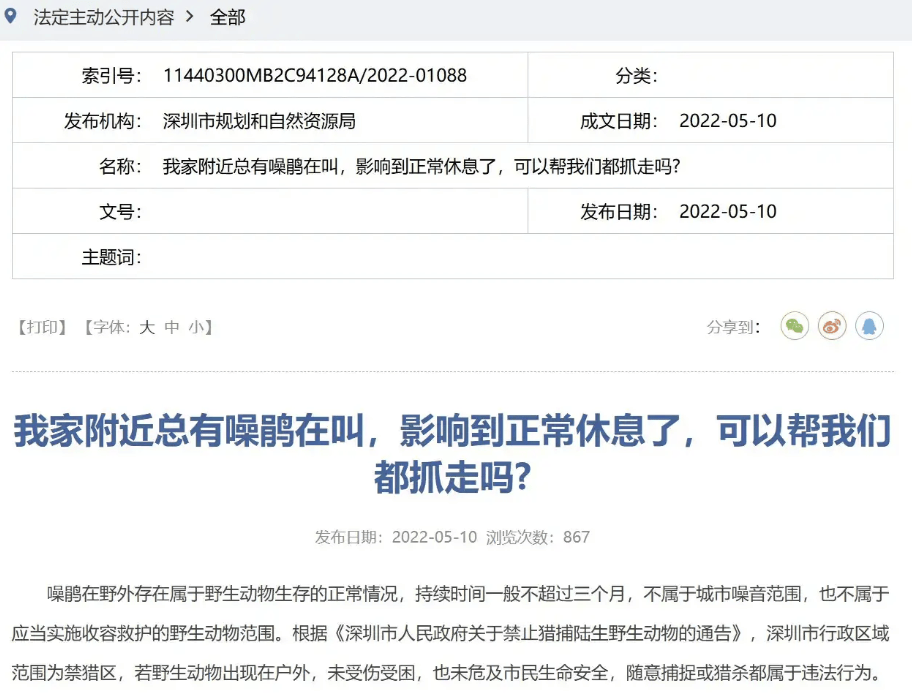 “周末想睡个懒觉都不行”<strong></p>
<p>TG虚拟币</strong>，有多少深圳人被这种鸟吵到神经衰弱