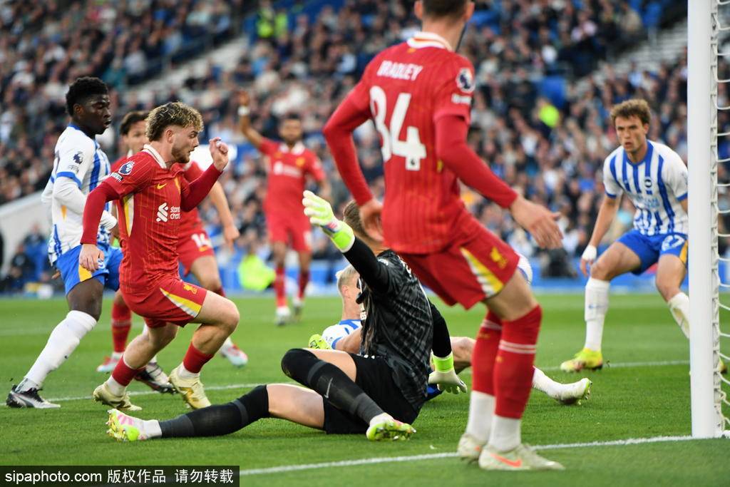 英超-埃利奥特传射三苫薰破门 索博世界波利物浦2-3布莱顿