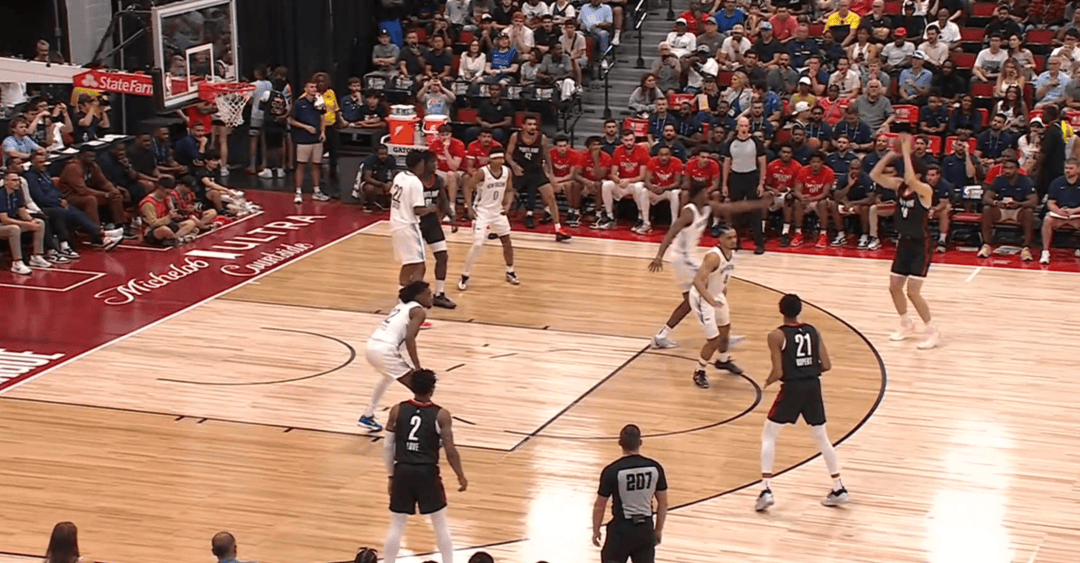 NBA夏季联赛：杨瀚森半场8分2篮板1助攻，两帽米西并两中三分