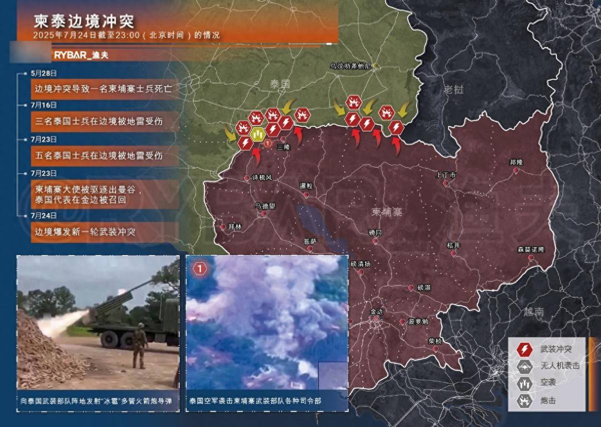 柬泰上演古董装备对决，先进武器集体“隐身”，默契保留实力？