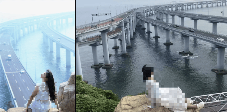 大连一跨海大桥观景台有游客翻栏杆踩空心造景石拍照<strong></p>
<p>比特币换虚拟货币</strong>,当地回应