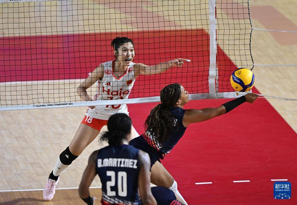 女排世锦赛:中国队胜多米尼加队