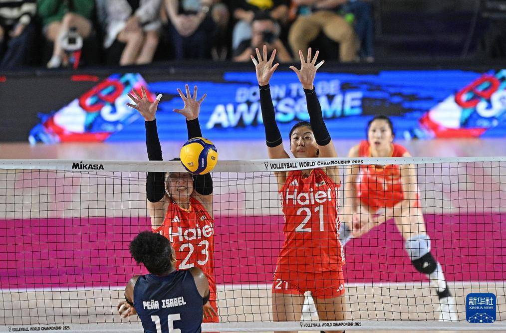 女排世锦赛:中国队胜多米尼加队