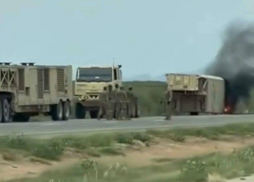 美军再迎噩耗!一声巨响:萨德反导核心当街变废铁<strong></p>
<p>虚拟币扫码</strong>,现场燃起大火