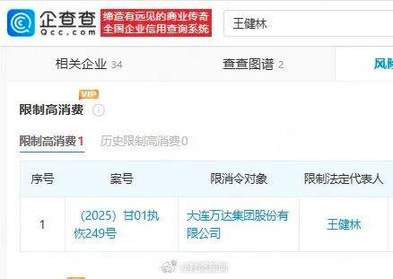 王健林被限制高消费<strong></p>
<p>虚拟币钛币</strong>,此前万达集团被强制执行超4亿元