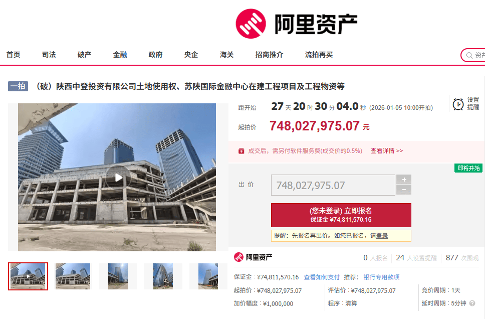 西安地标“双子塔”荒芜十年<strong></p>
<p>数字货币概念股</strong>，7.48亿起拍