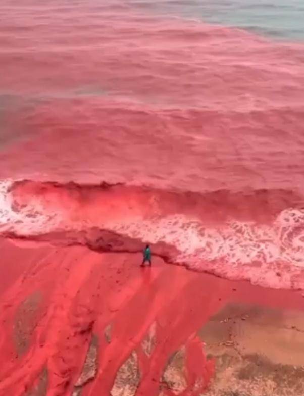 罕见！伊朗霍尔木兹岛遭遇强降雨<strong></p>
<p>数字货币应用</strong>，部分海域变成“血色海洋”