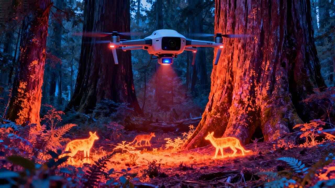 四川首例!3人利用无人机热成像技术,“空中坠箭”非法狩猎被判刑